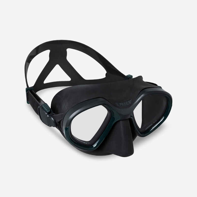 Diving mask small-volume 500 dual dark grey