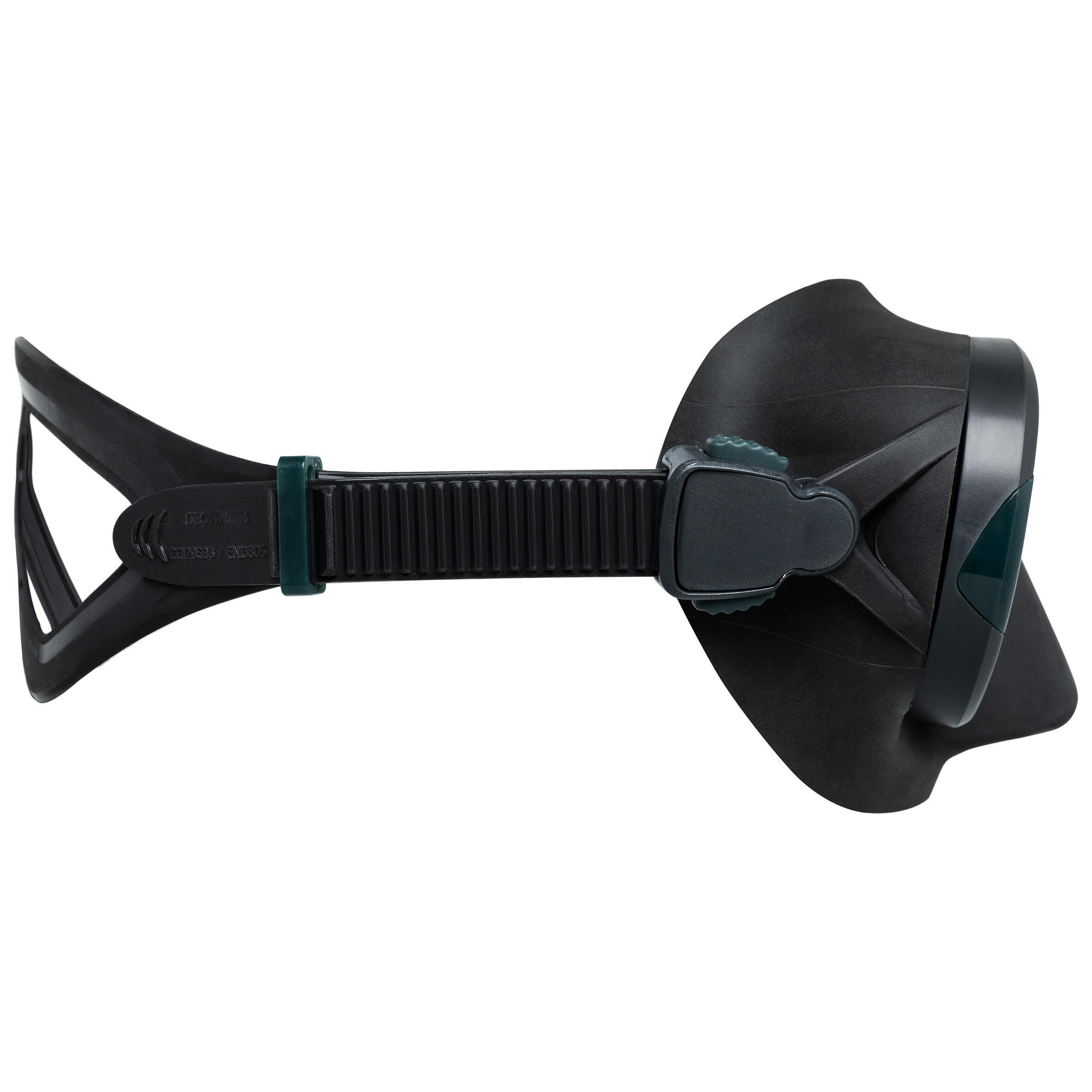 Masque Chasse sous-marine petit Volume - 500 Dual Gris foncé 2/11