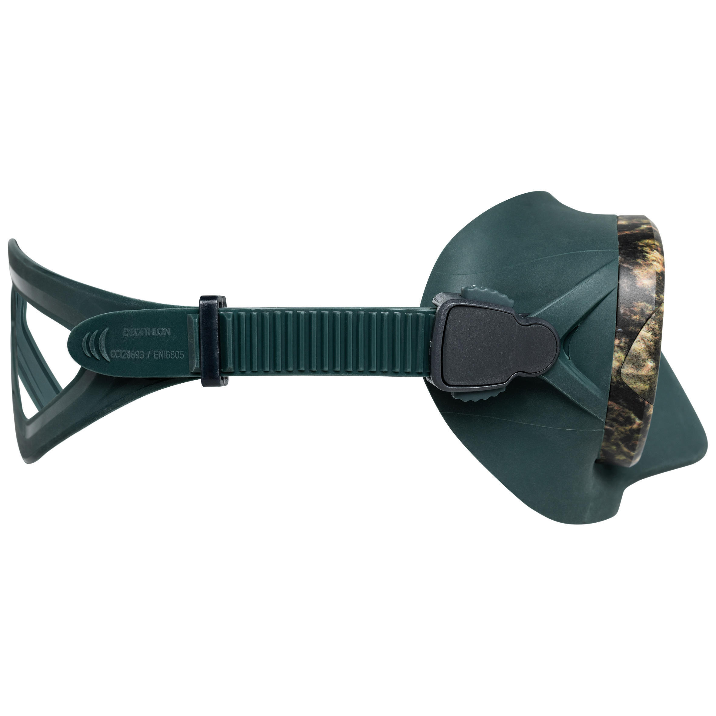 Spearfishing mask small-volume 500 dual camouflage 3/10