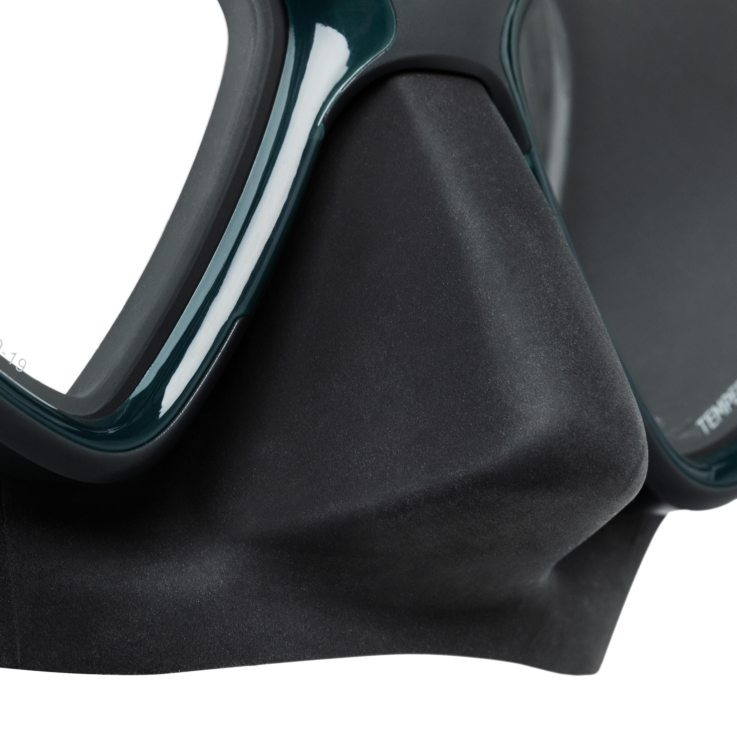 Masque Chasse sous-marine petit Volume - 500 Dual Gris foncé 6/11