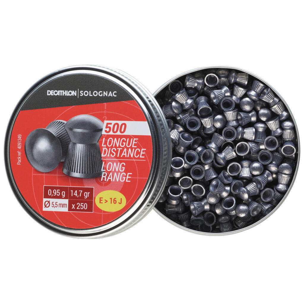 COMPRESSED AIR PELLET 500 5.5 mm CALIBRE - LONG DISTANCE