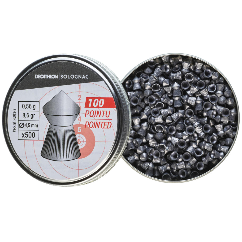 POINTED PELLET 4.5 mm X500q