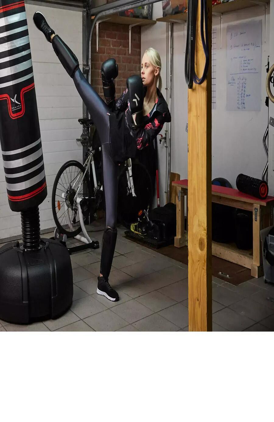 Saco de boxeo de pie manual reparacion