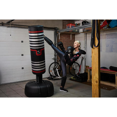 Free-Standing Punching Bag - Black | Domyos by Decathlon