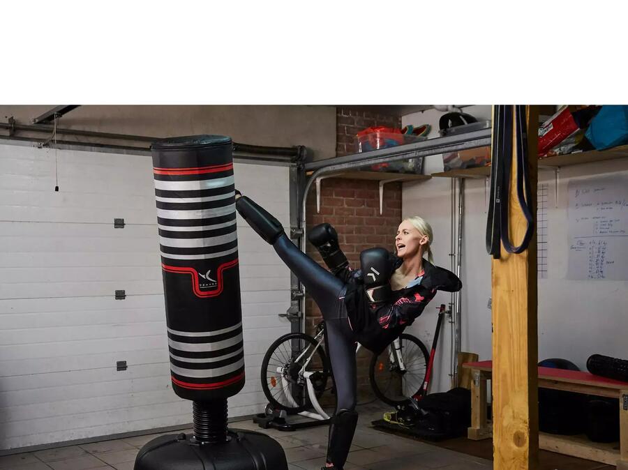 sac de frappe boxing machine domyos outshock decathlon