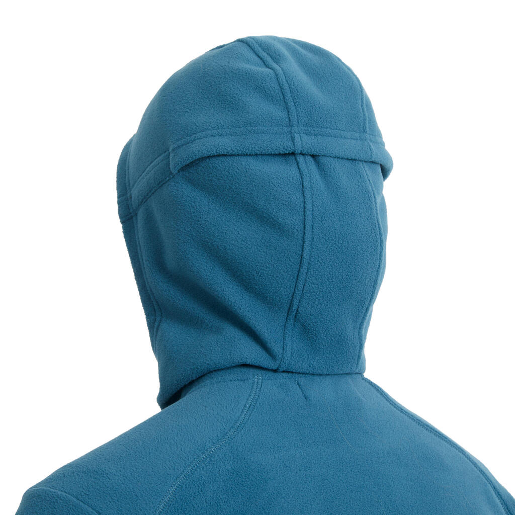 Women's Horse Riding 2-in-1 Hooded Fleece - Petrol