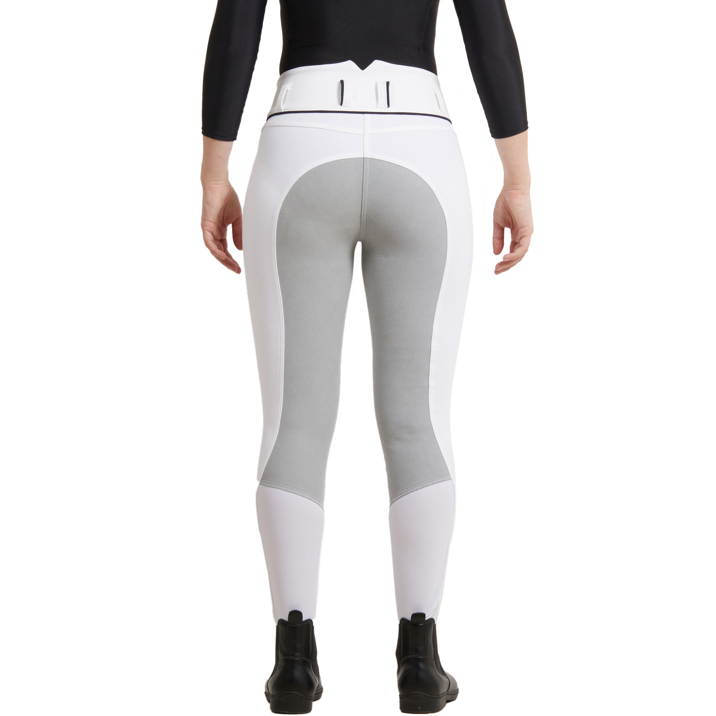 Women's Dressage Full Seat Jodhpurs 900 - White 7/11