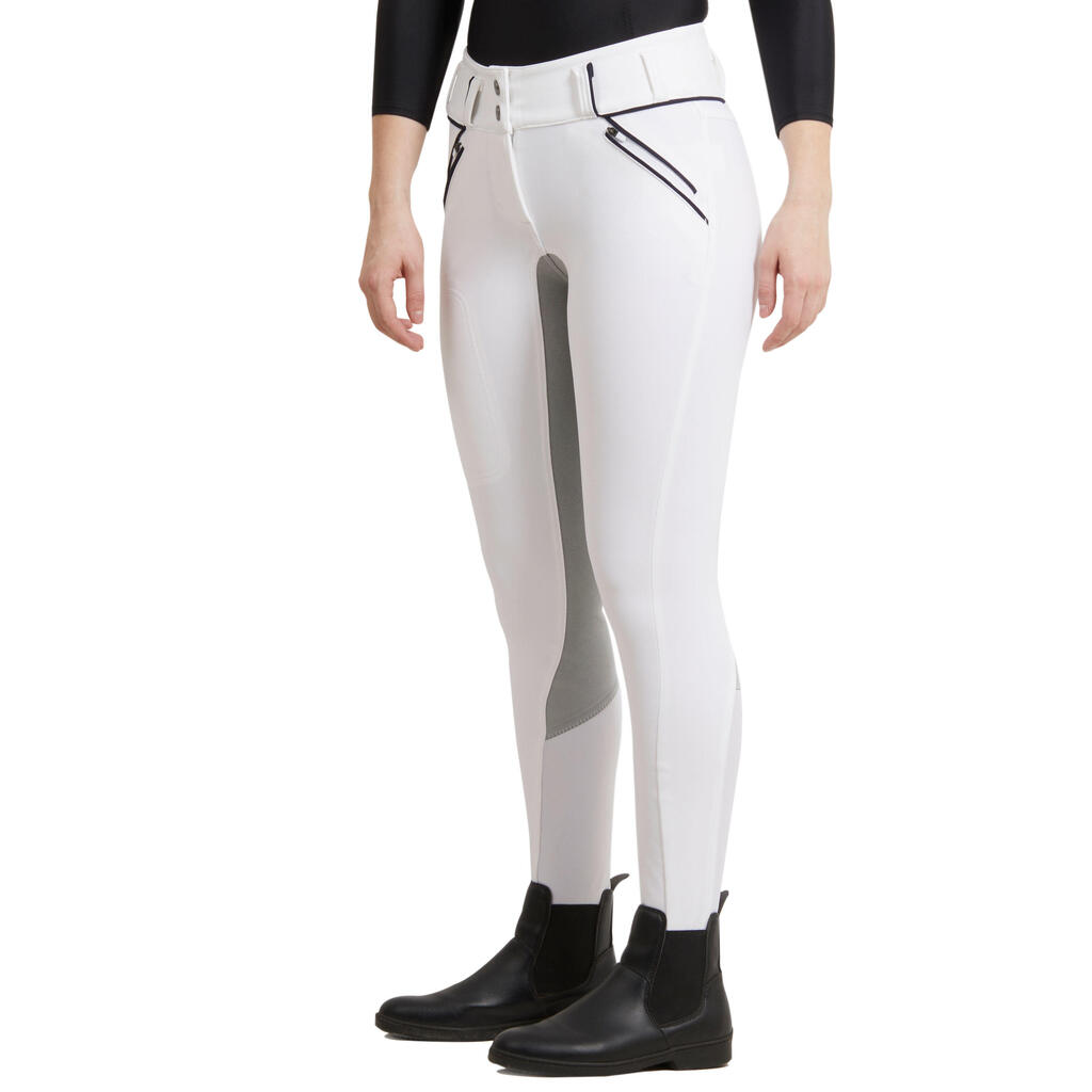 Women's Dressage Full Seat Jodhpurs 900 - White