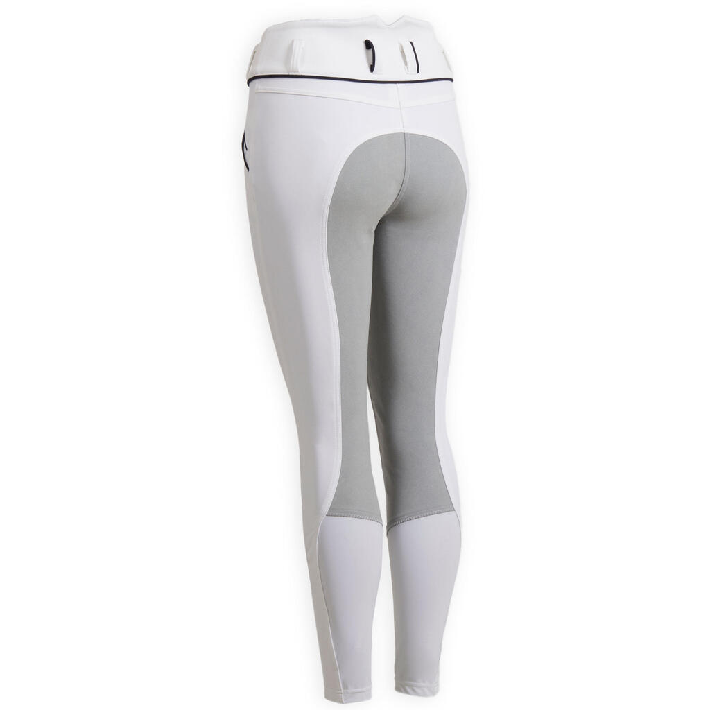 Women's Dressage Full Seat Jodhpurs 900 - White