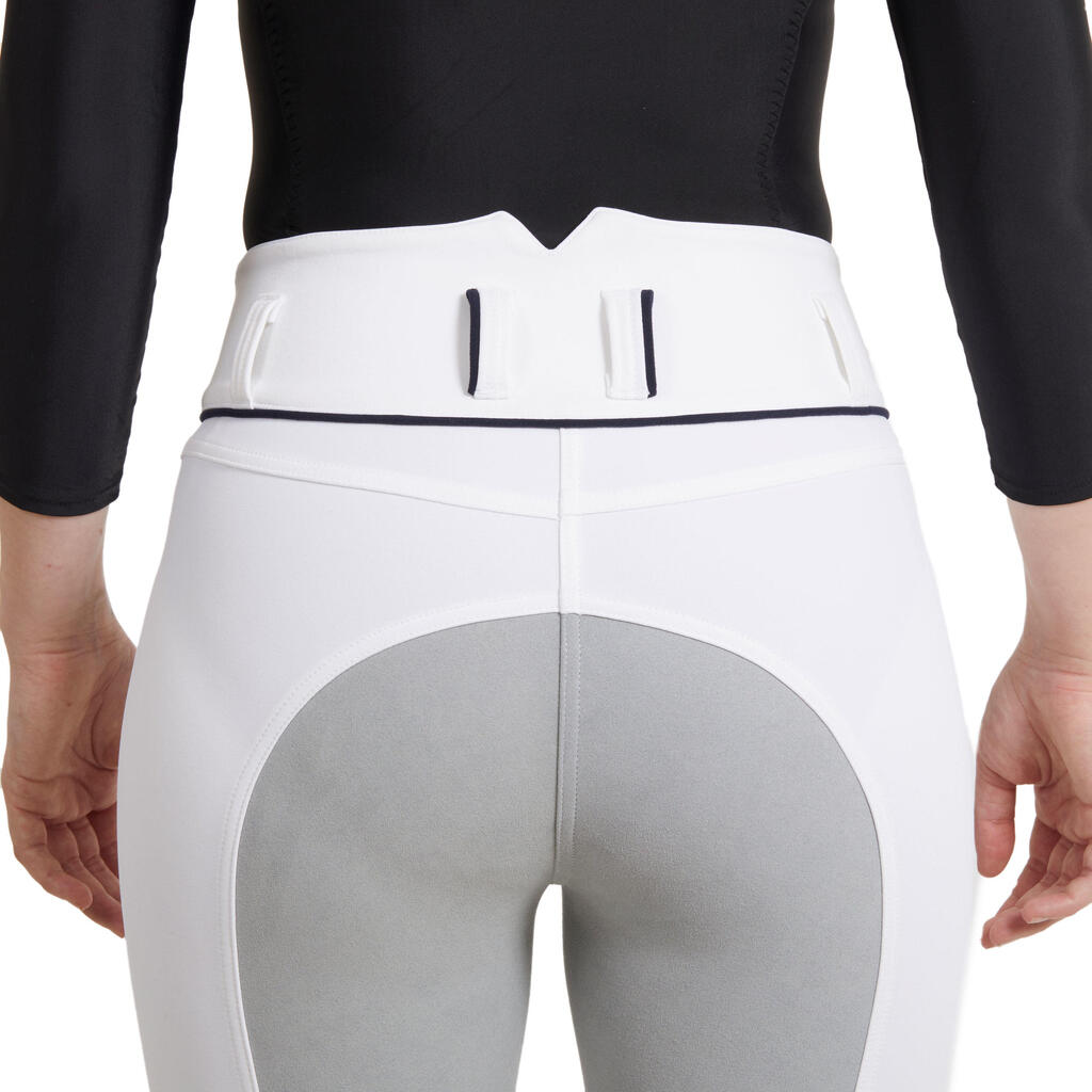 Women's Dressage Full Seat Jodhpurs 900 - White