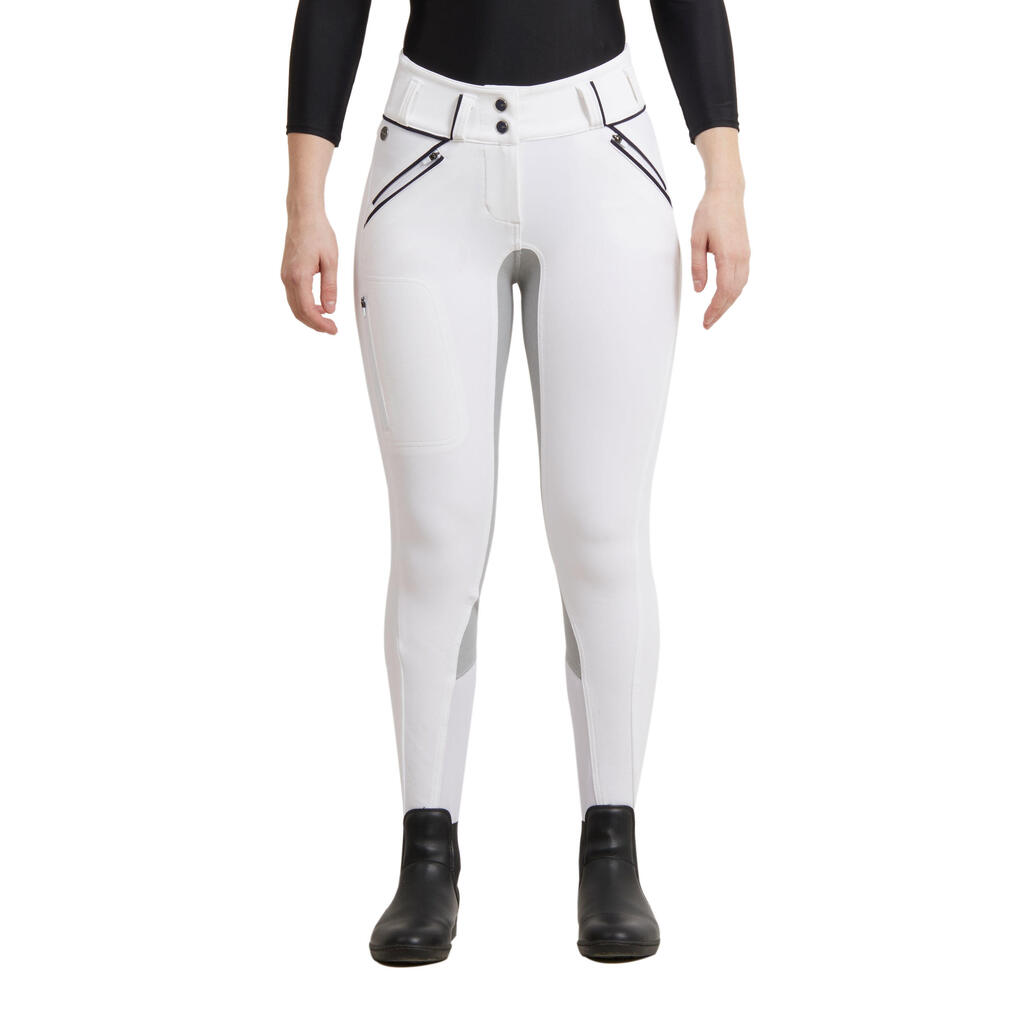 Women's Dressage Full Seat Jodhpurs 900 - White