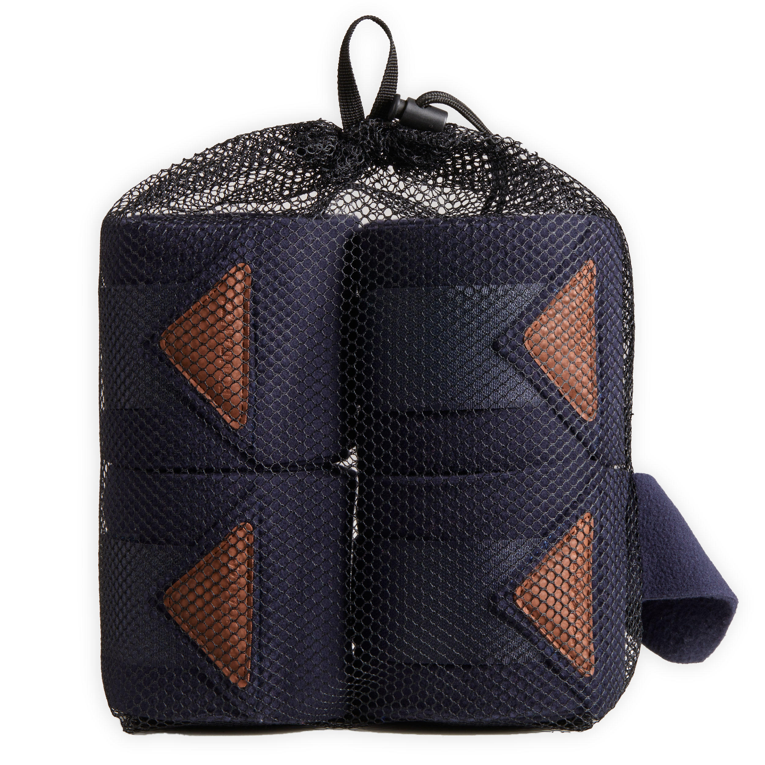 Horse and Pony Riding Polo Bandages Set of 4 - Navy 4/4