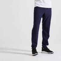 Pantalón chándal fitness  Hombre Domyos 120 azul marino