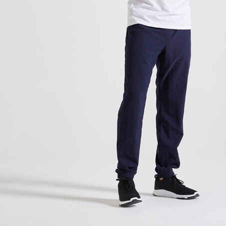 Pantalón chándal fitness  Hombre Domyos 120 azul marino