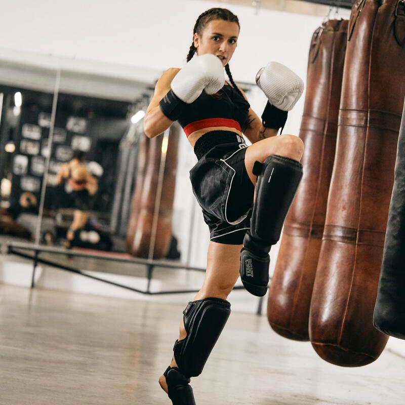 PROTÈGE-TIBIAS-PIEDS DE KICK-BOXING 100 ENFANT - Decathlon Cote d