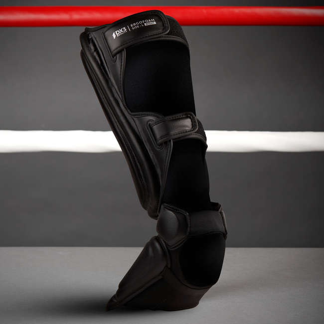 Parastinchi Kick Boxing Xijobido Unisex - Protezioni Gamba Imbottite Per Muay Thai, MMA, Arti Marziali - Chiusura A Ganci - Foto 11