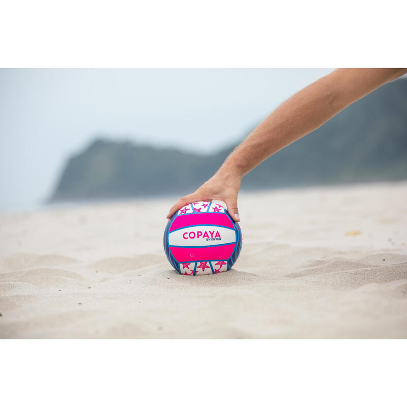 沙灘排球BV100 Fun－紫粉配色