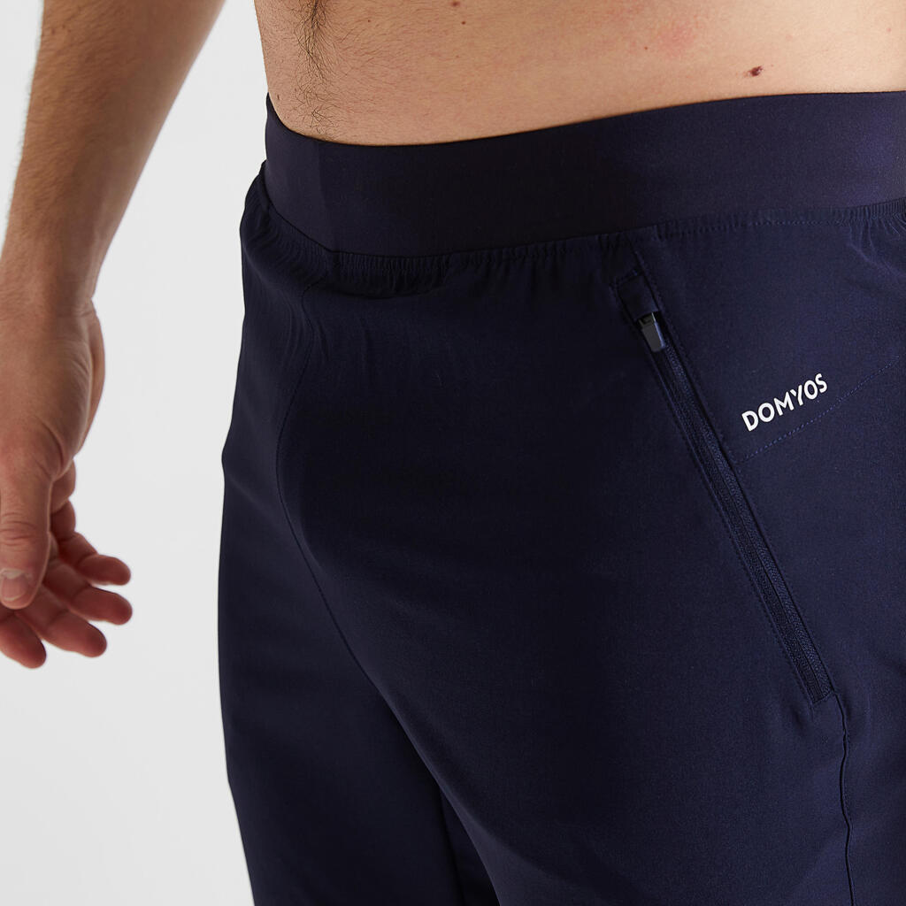 Men's Fitness Cardio Training Bottoms 500 - Navy Blue