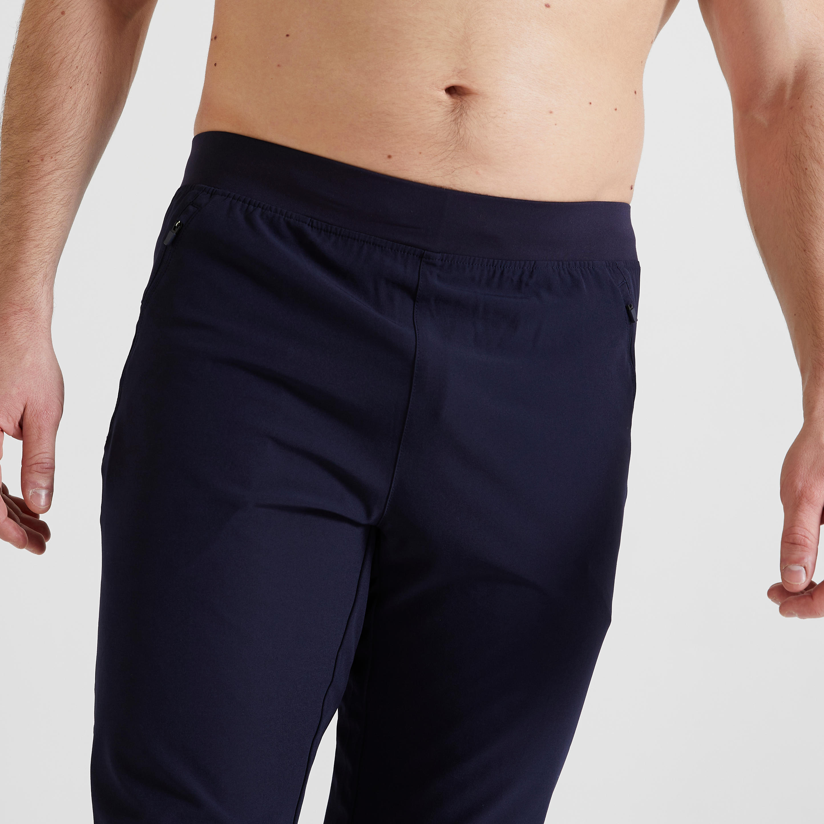 Men's Fitness Cardio Training Bottoms 500 - Navy Blue 2/8