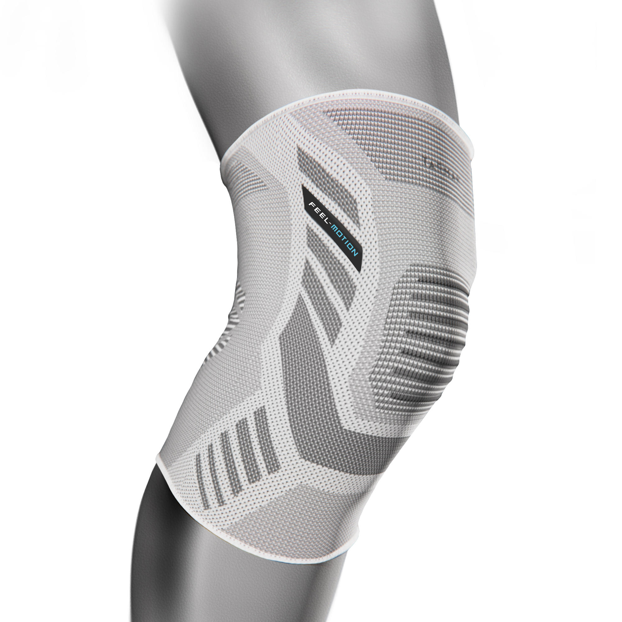 Adult left/right knee support - PREVENT 500 white