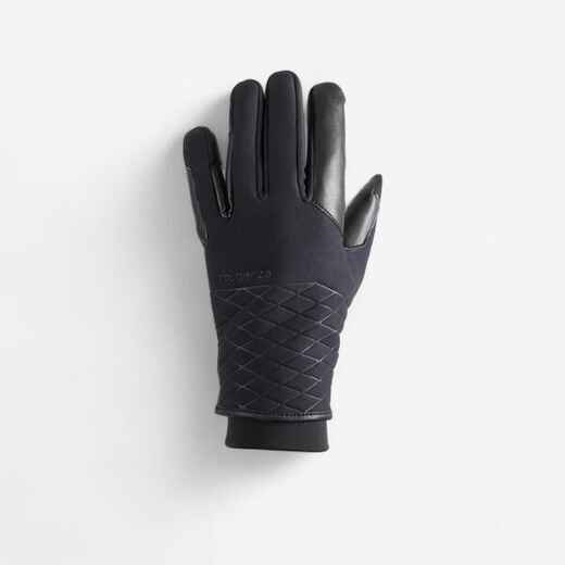 
      Women's Warm and Waterproof Horse Riding Gloves 900 Warm - Black
  