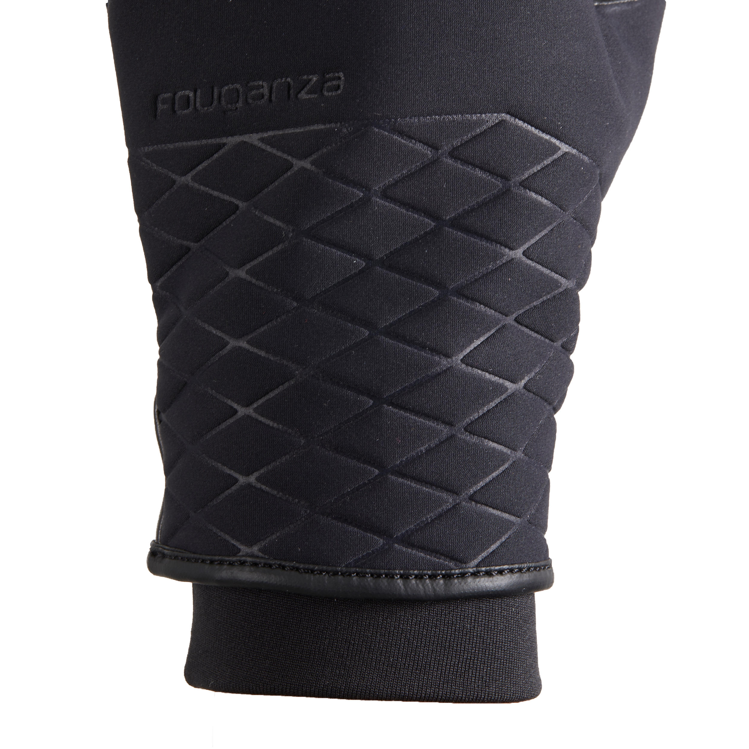 Women's Warm and Waterproof Horse Riding Gloves 900 Warm - Black 3/5
