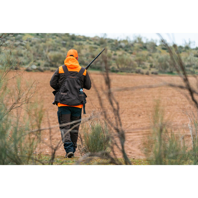 Stevig jachtgilet voor heren 900 bruin