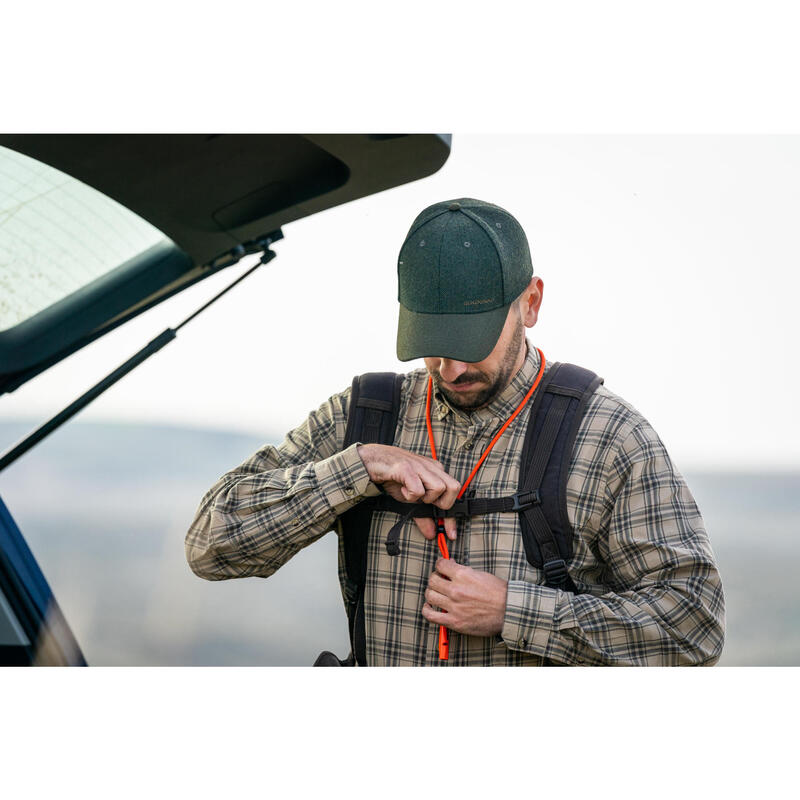 Casquette Chasse chaude 500 Vert