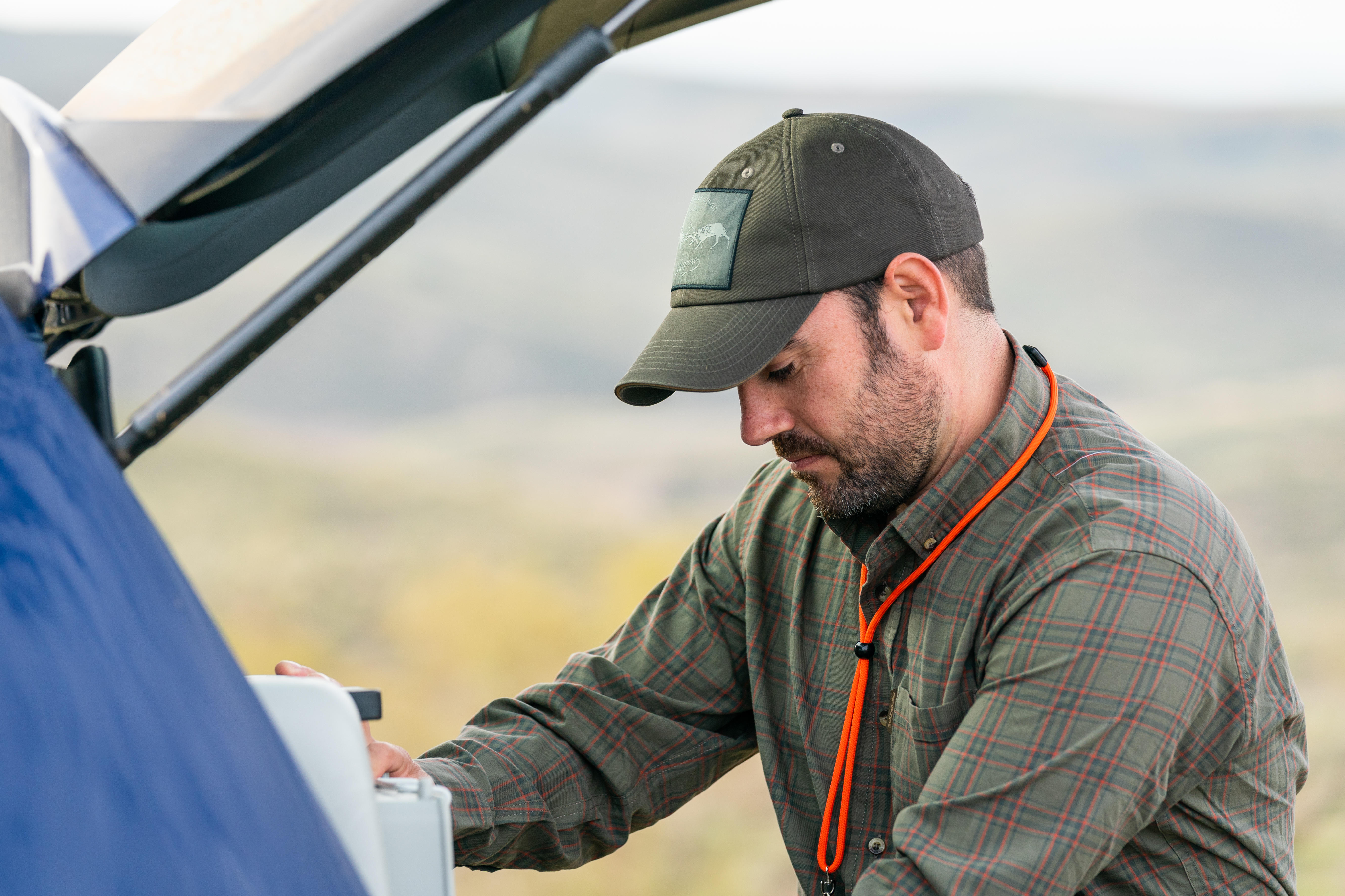 Cap SG-100 Embroidered Stag Brown