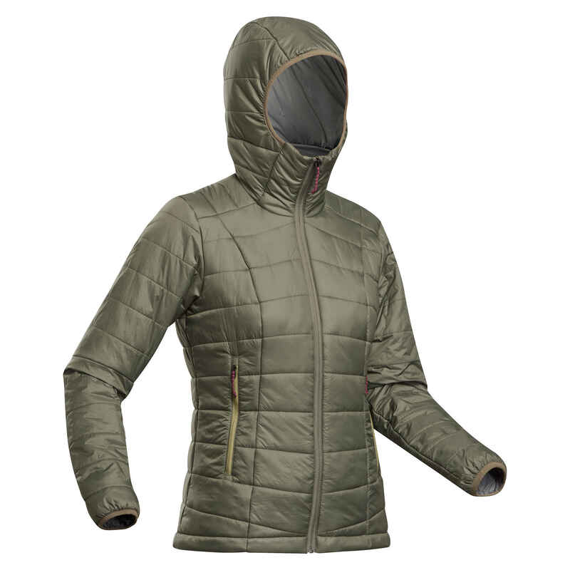 Wattierte Jacke Damen mit Kapuze Komfort bis -5 °C - MT100 