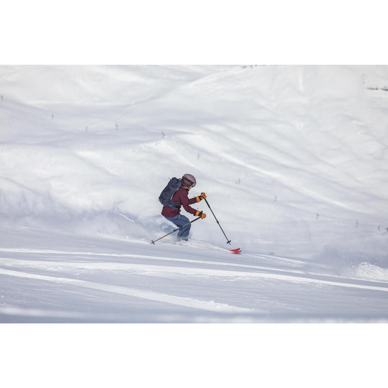 Mochila de ski snowboard freeride - FR 100 DEFENSE - Azul marinho