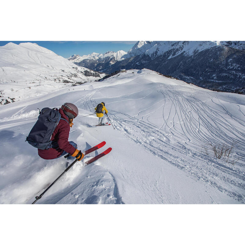 Sac à dos ski snowboard freeride - FR 100 DEFENSE - Bleu marine