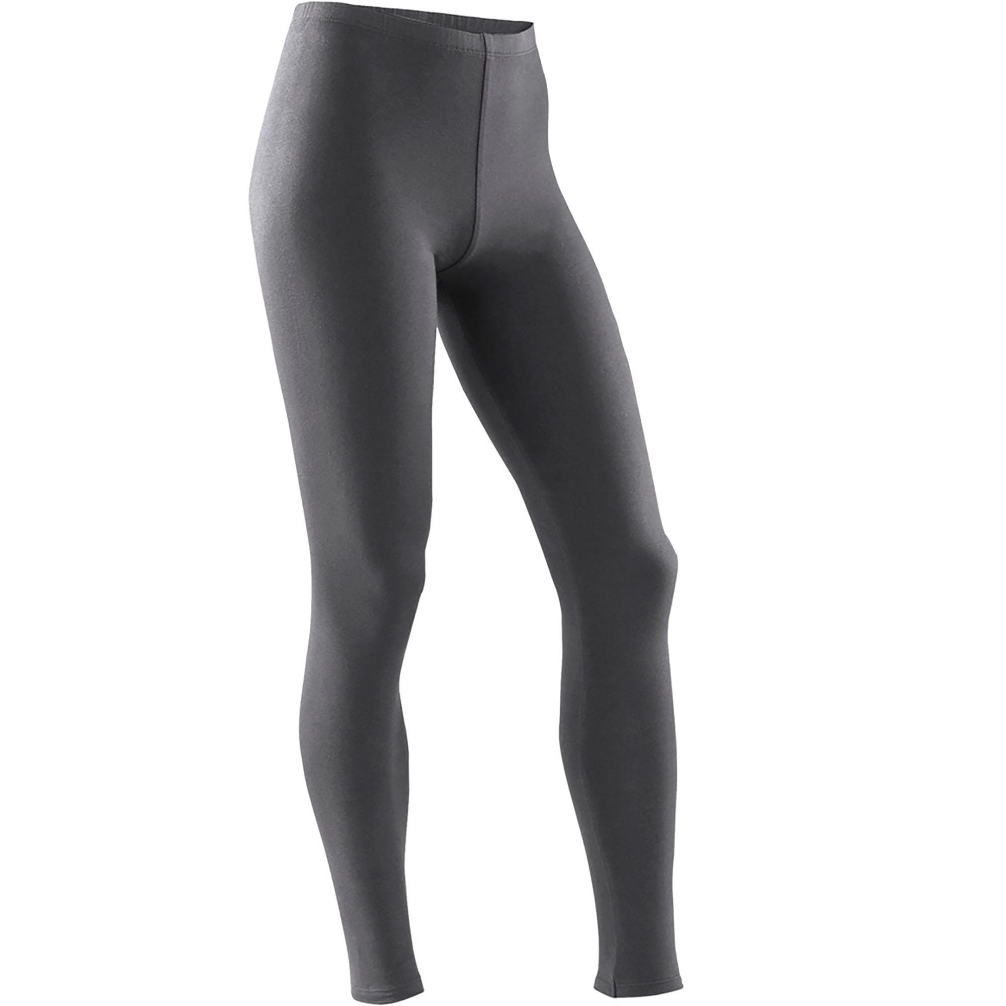 Girls' Gym Leggings 100 - Grey 1/3