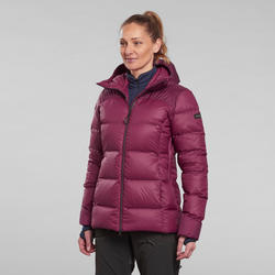 Chaqueta de plumón con capucha de trekking para Mujer Forclaz MT900 negro -  Decathlon