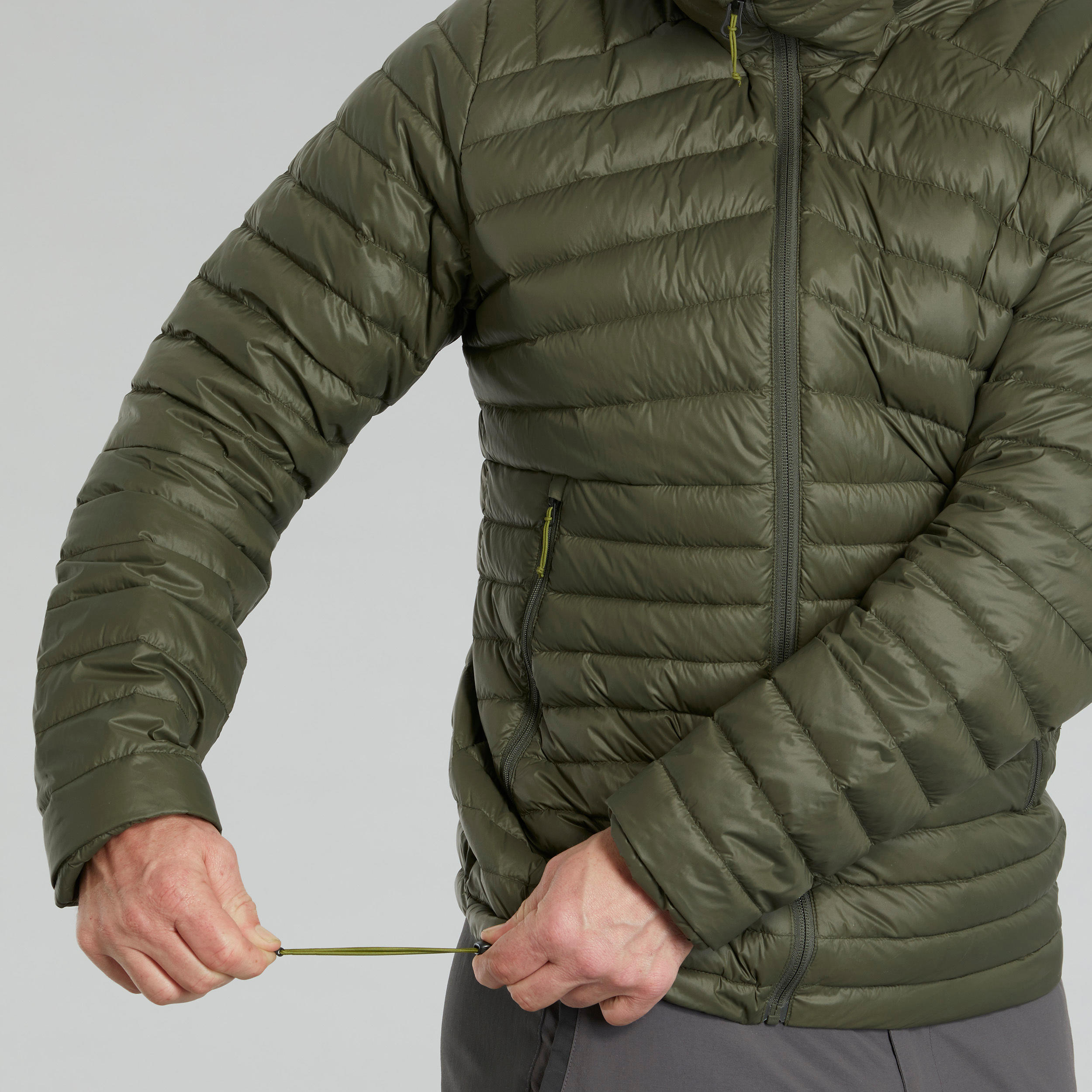 down feather jacket decathlon