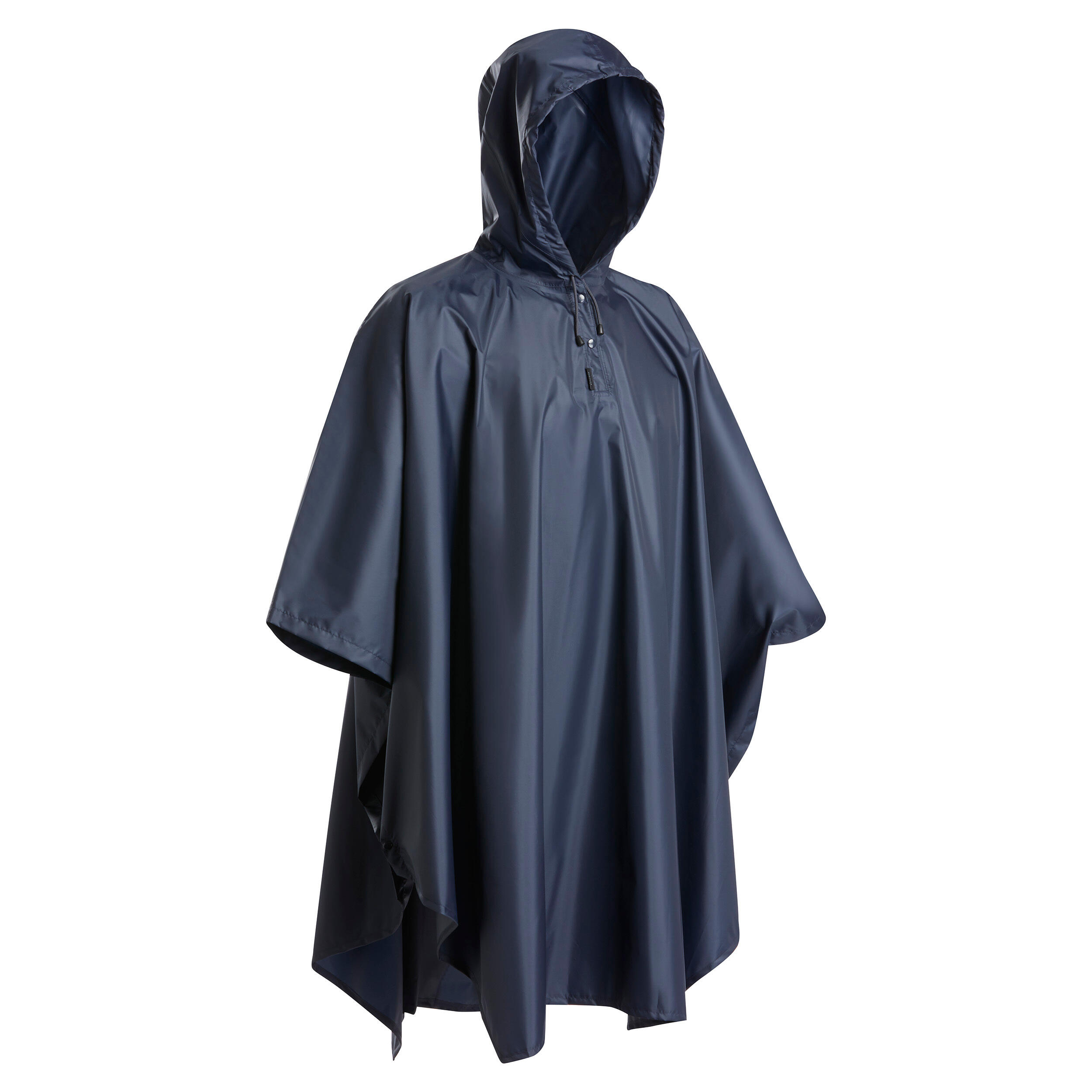 Hiking Rain Poncho - FORCLAZ MT 100 - 30 L - BLUE