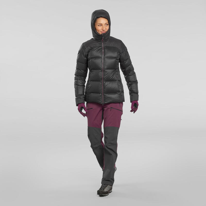 Kadın Outdoor Trekking Şişme Montu / - 18°C - Siyah - MT900
