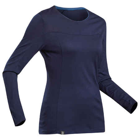 Women's Long-sleeve Merino Wool T-shirt - MT500