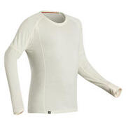 Men's Long-sleeve Undyed Merino Wool T-shirt - MT500
