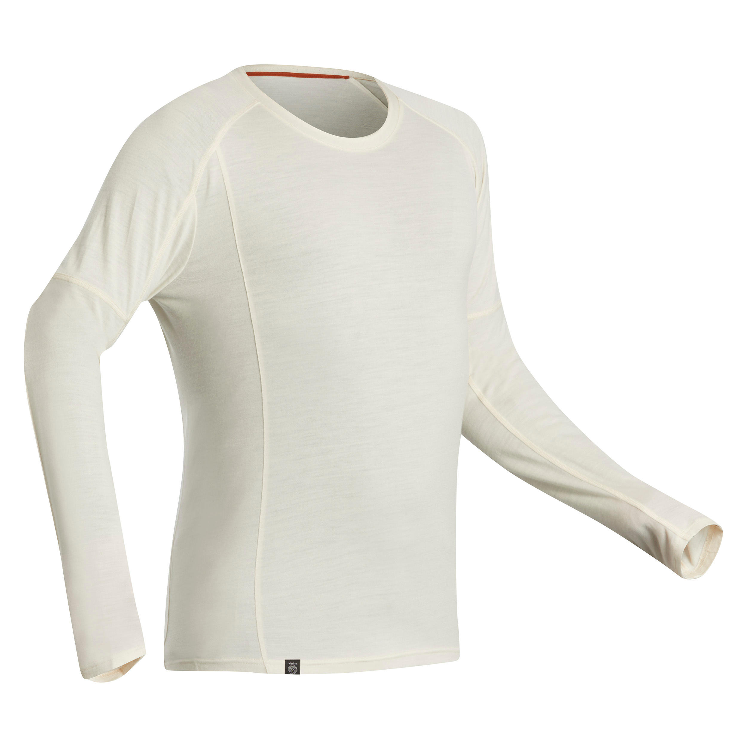 FORCLAZ Men's Long-sleeve Undyed Merino Wool T-shirt - MT500