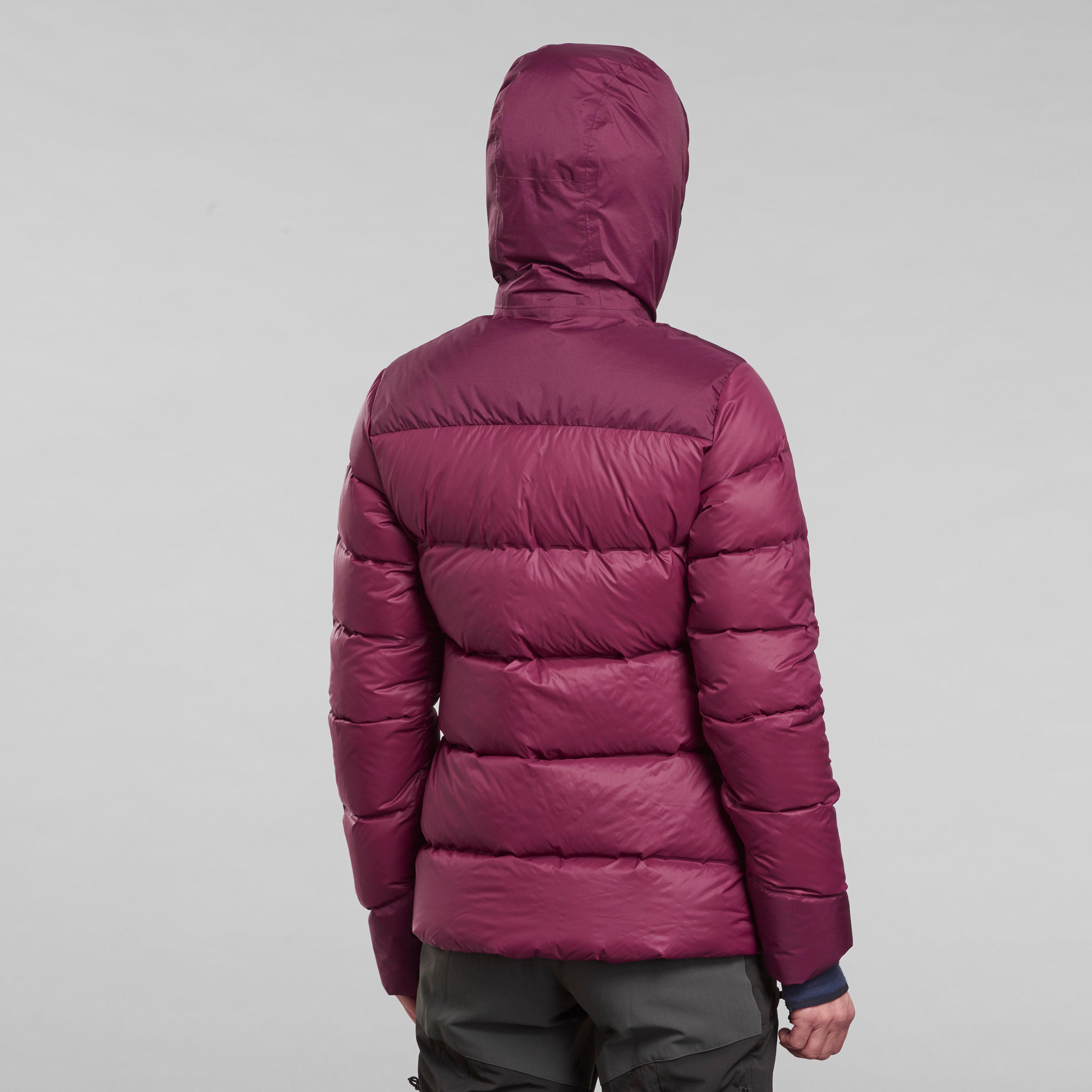 Plumifero de montana y trekking Mujer Forclaz MT900 granate Decathlon