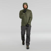 Chamarra acolchada de plumón con capucha para hombre - Trekking y montañismo - MT100 -5 °C