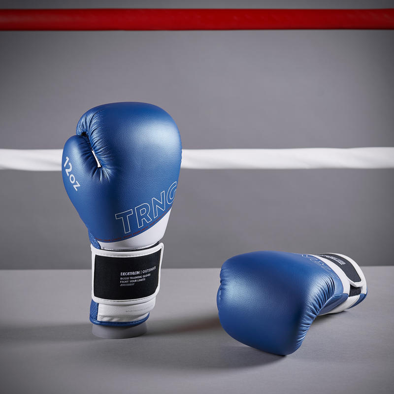 Boxing Training Gloves 120 Blue Decathlon