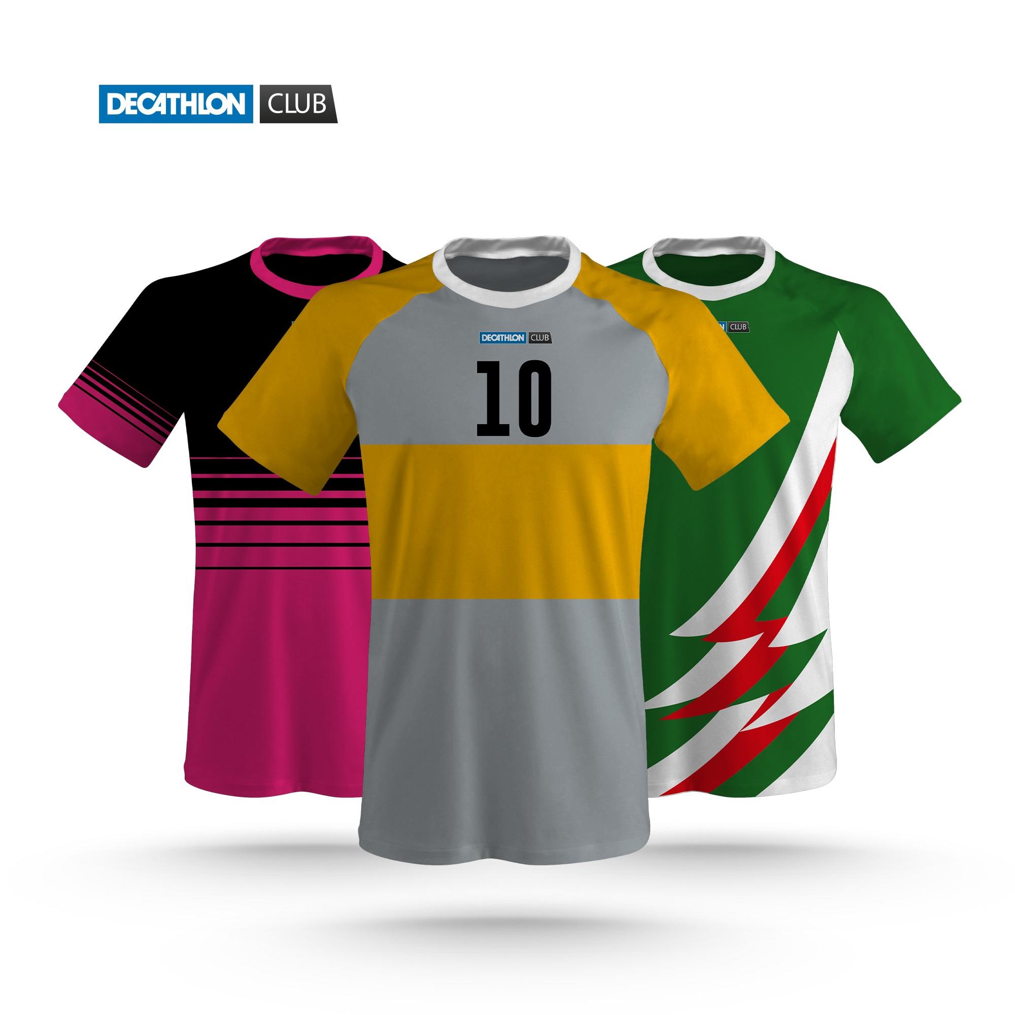 CAMISETA MANGA CORTA DE  RUGBY JÚNIOR PERSONALIZADA MODELO CUP 2/3