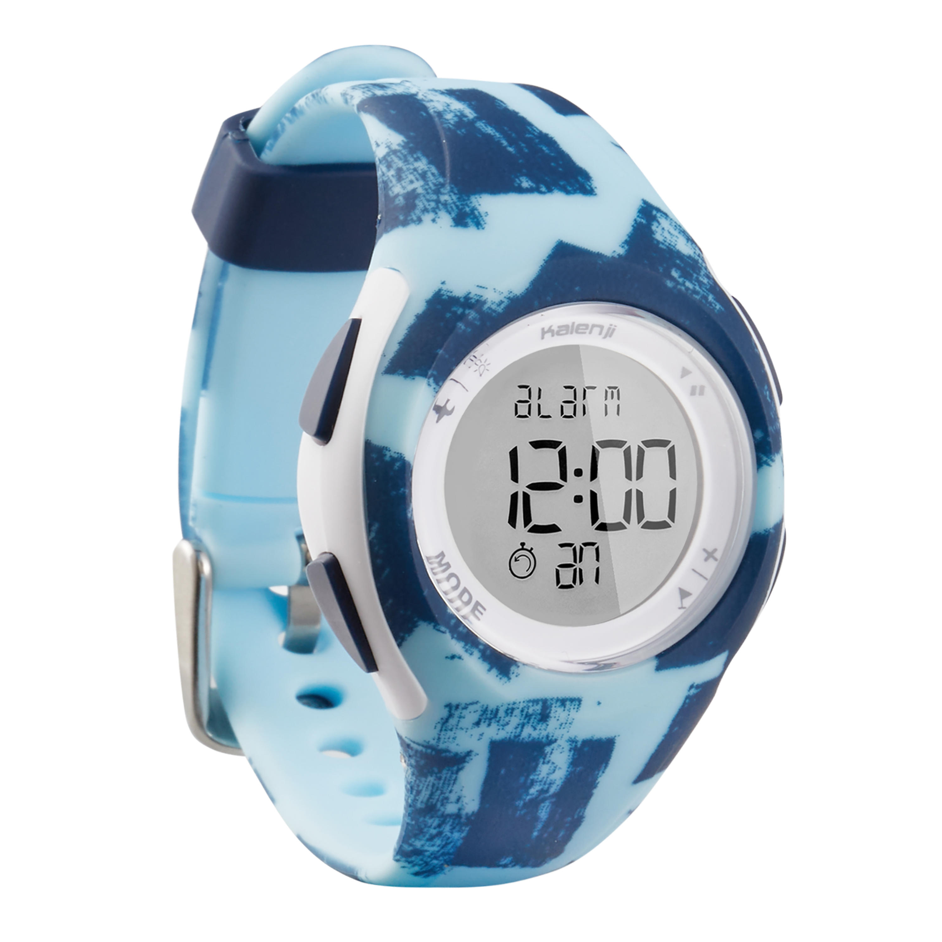 Kalenji Decathlon Digital Quartz Blue Watch Women's 50m Alarm Chrono  RUNNING!