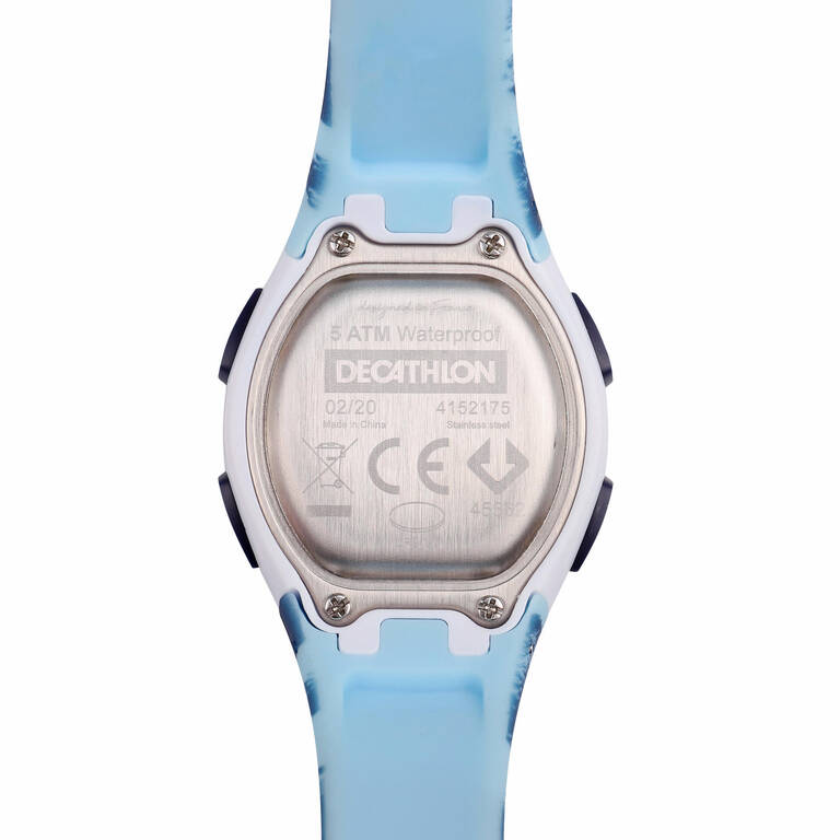 Jam Tangan stopwatch lari W200 S - Biru muda