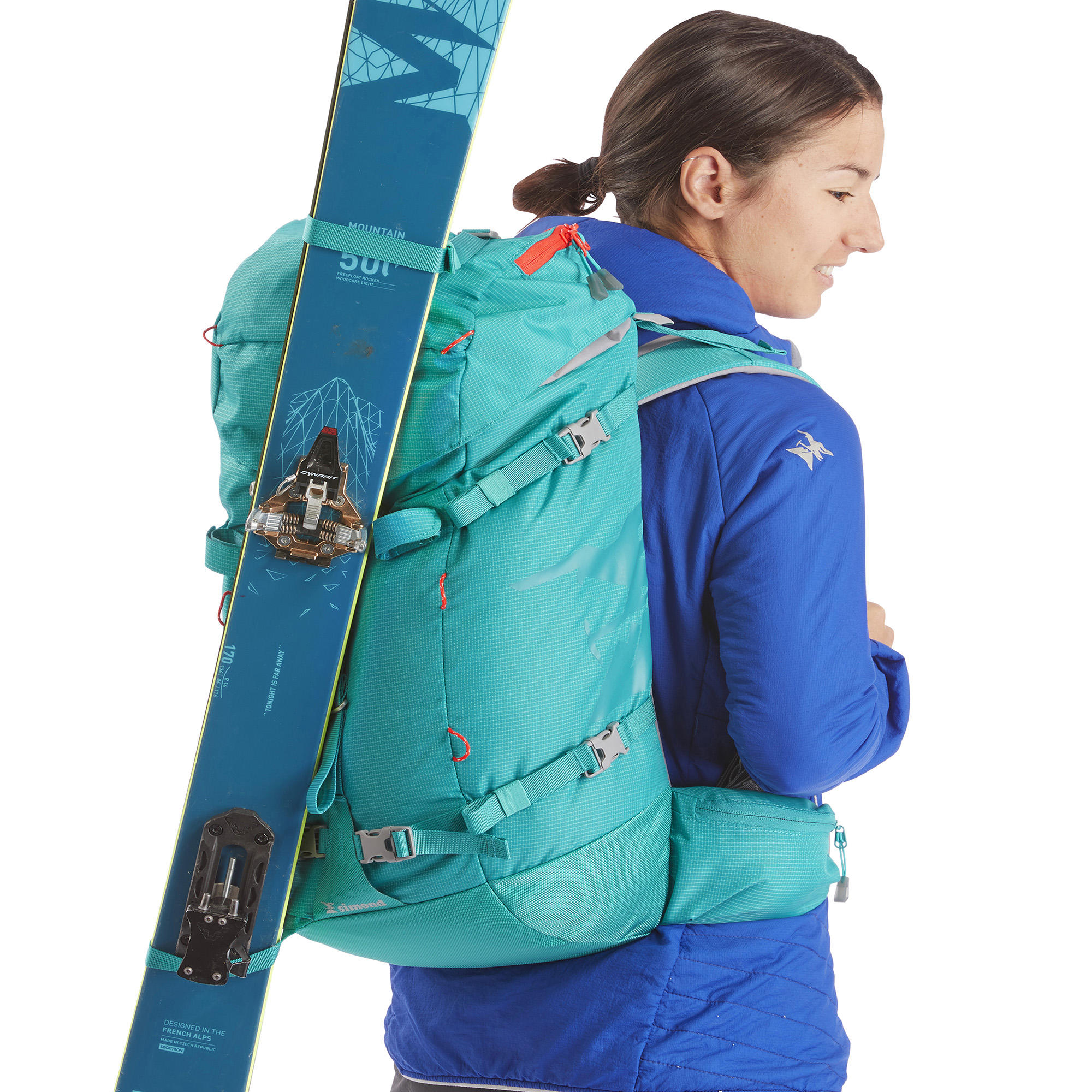 Mountaineering Backpack 33 Litres - Alpinism 33 Turquoise 12/13