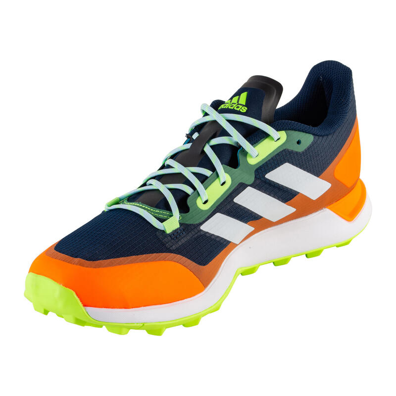 Adidas blue and orange hockey shoes Clearance