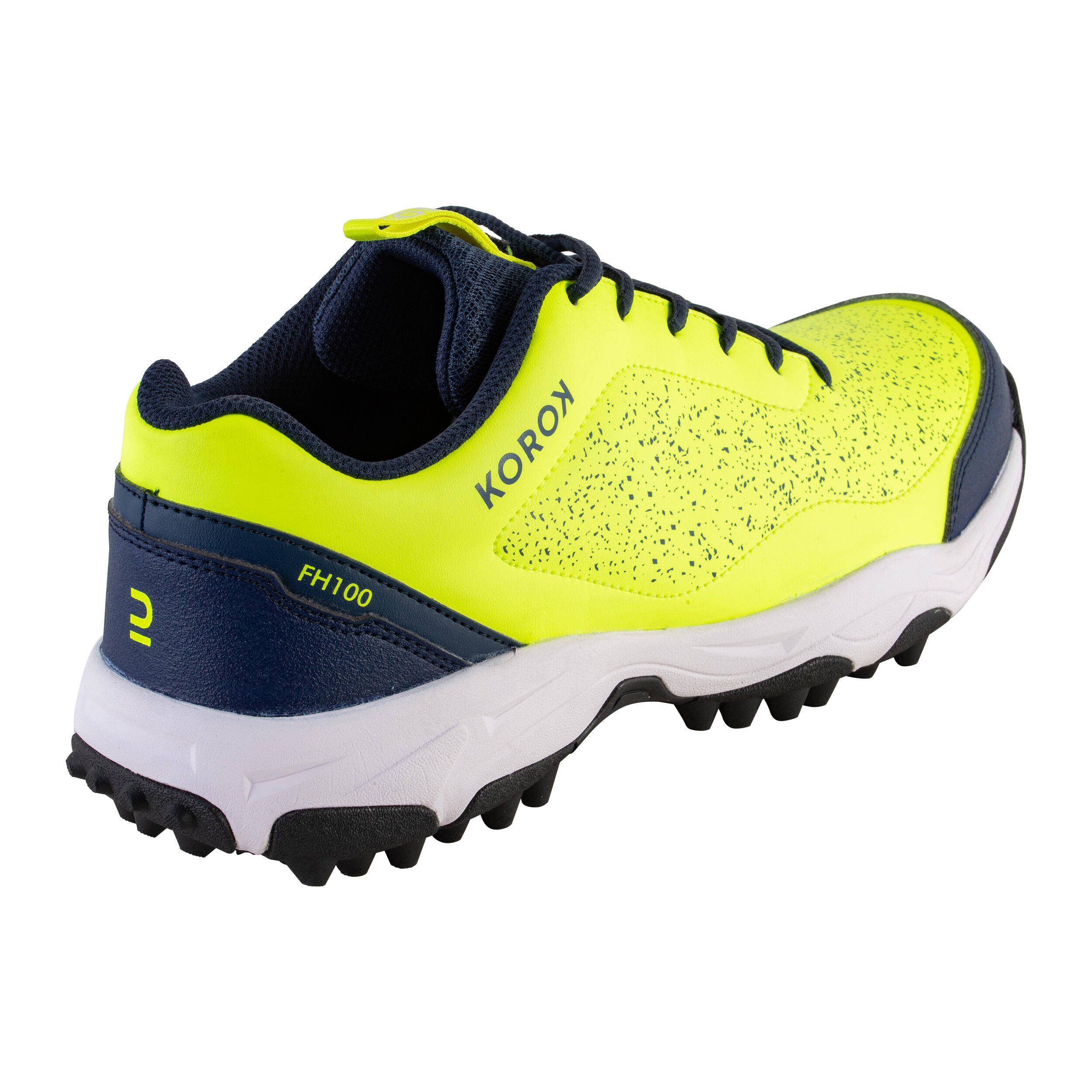 Adult Low Intensity Field Hockey Shoes FH100 - Yellow/Blue -  5