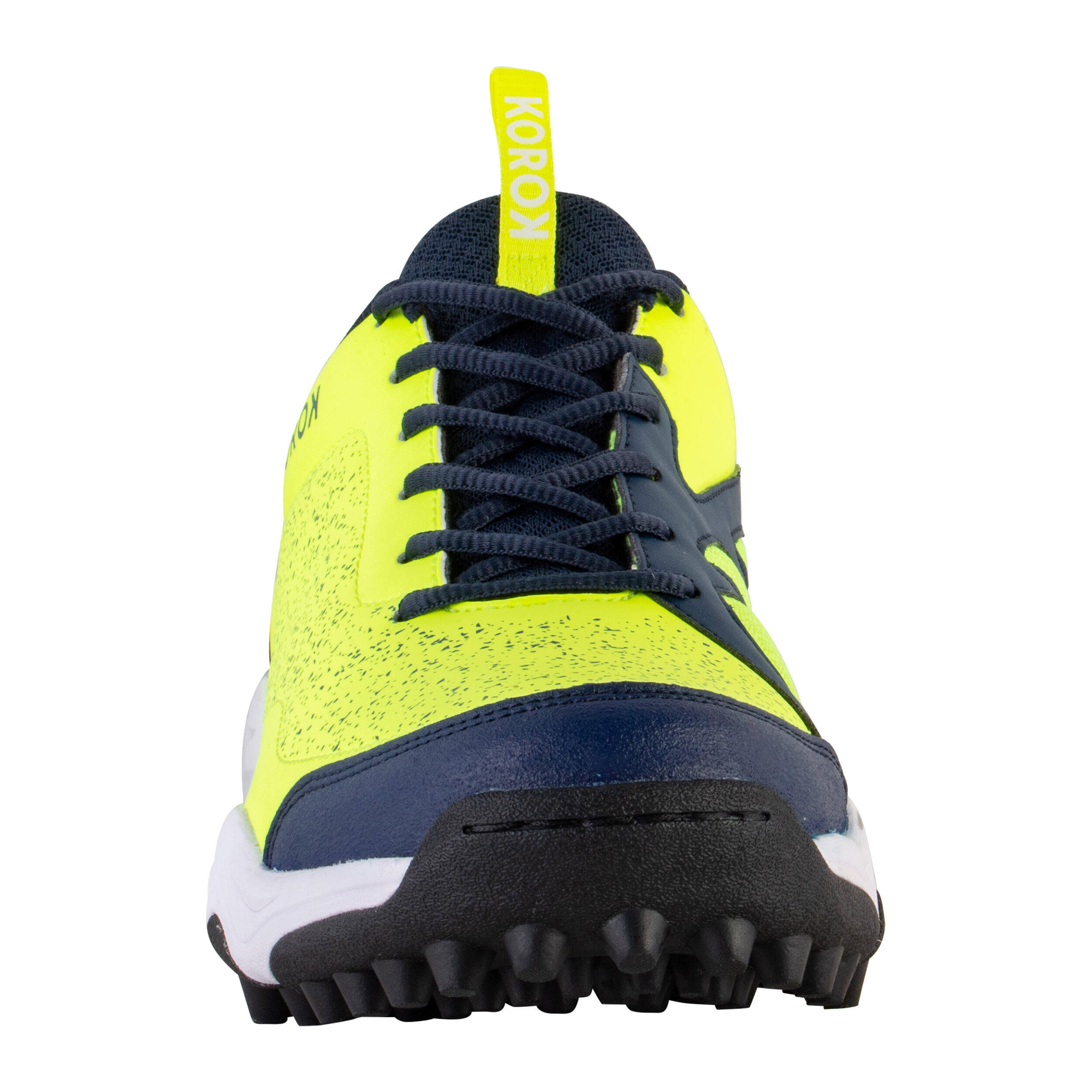 Adult Low Intensity Field Hockey Shoes FH100 - Yellow/Blue -  4